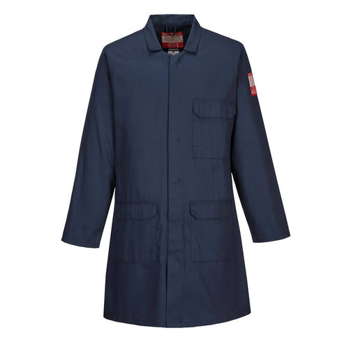 Camice lungo da lavoro - FR34 series - Portwest Clothing Ltd - antistatico / resistente al fuoco / con protezione UV