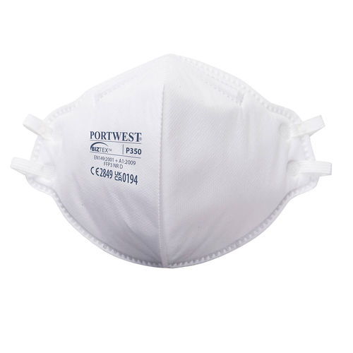 Maschera di protezione pieghevole - P350  - Portwest Clothing Ltd - monouso / FFP3 / semimaschera
