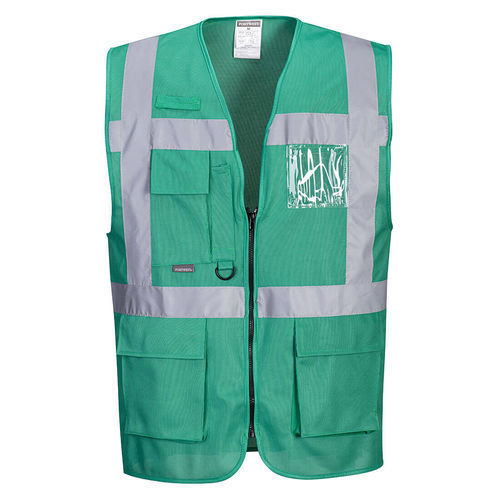 Gilet da lavoro - F476 series - Portwest Clothing Ltd - in poliestere / unisex / verde