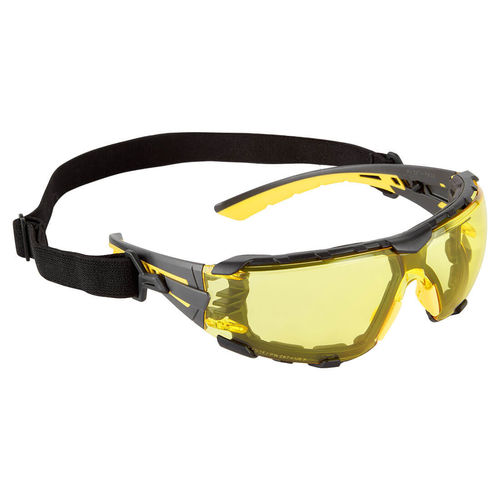Occhiali di protezione UV - PS28 - Portwest Clothing Ltd - in policarbonato / in TPE / con trattamento anti-graffio