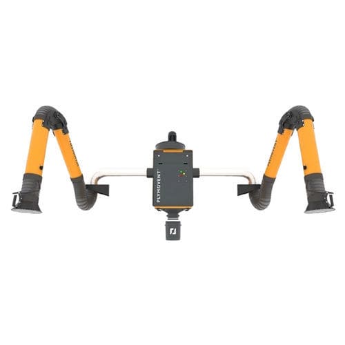 Aspiratore di fumo stazionario - WallPro 2.0 Double arms - PLYMOVENT - di saldatura / compatto / automatico