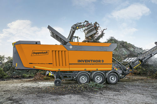 Trituratore primario - Inventhor 9 - Doppstadt - monoalbero / per legno / per rifiuti solidi sfusi