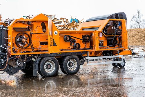 Trituratore secondario - AK 565 - Doppstadt - monoalbero / per legno / per rifiuti solidi sfusi