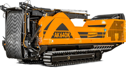 Mulino per rifiuti - AK 640 K - Doppstadt - a flagelli / in acciaio inossidabile / per il riciclaggio