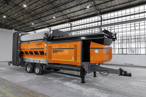 Vaglio per setacciatura a secco - SM 620.3 - Doppstadt - per il riciclaggio / a tamburo / per prodotti sfusi