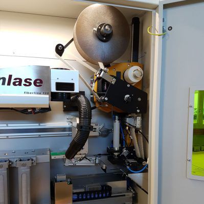 Etichettatrice automatica - penteq - per etichette adesive / laser