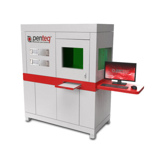 Macchina di marcatura laser a fibra - penteq - raffreddata ad aria / controllata da computer / per fresatura
