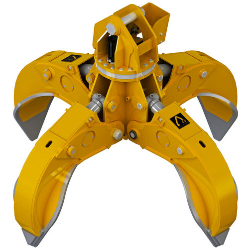 Benna a polipo a spicchi multipli - 4TSG Series - Builtrite Mfg - idraulica / per rottami / a 4 denti