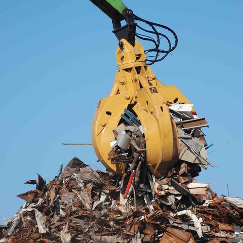 Benna a polipo a spicchi multipli - 4TSG SERIES - Builtrite Mfg - meccanica a doppio cavo / per rottami / per escavatore