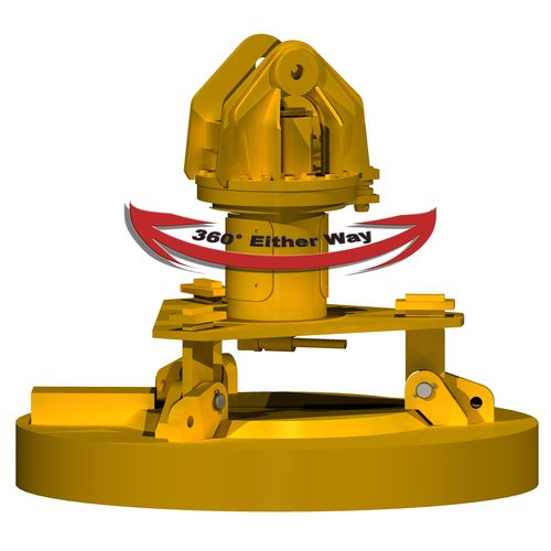 Elettromagnete di sollevamento a commutazione elettrica - MR 360 - Builtrite Mfg - per macchina di manutenzione / compatto / circolare