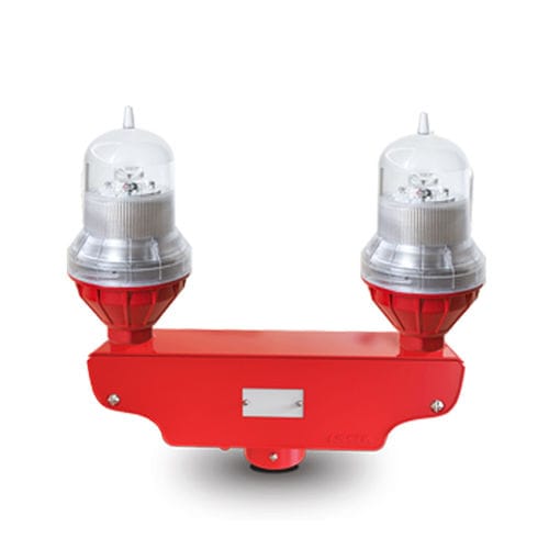 Segnalatore d'ostacolo LED - LS810D│IP65│AC110-240V/DC48V/DC12V - Shanghai Nanhua Electronics Company - di bassa intensità / per centrale eolica / di aeroplano