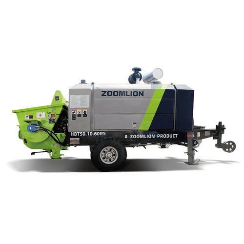 Pompa per calcestruzzo montata su rimorchio - HBT50.10.60RS - Zoomlion Heavy Industry Science & Technology Co., - per cantiere / diesel