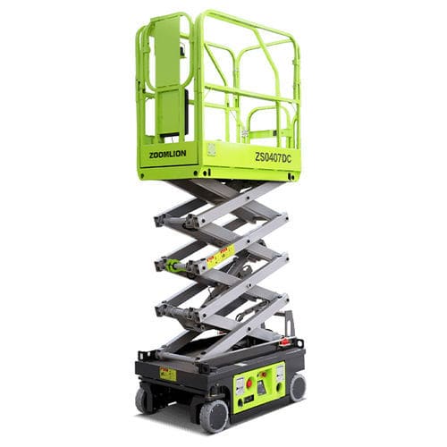 Piattaforma elevatrice a forbice su ruota - ZS0407DC - Zoomlion Heavy Industry Science & Technology Co., - elettrica / per interno / compatta