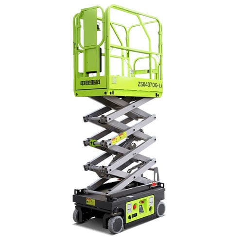 Piattaforma elevatrice a forbice mobile - ZS0407DC-Li - Zoomlion Heavy Industry Science & Technology Co., - elettrica / per interno / compatta