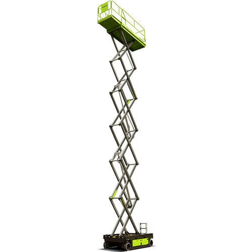 Piattaforma elevatrice a forbice su ruota - ZS1414DC-Li - Zoomlion Heavy Industry Science & Technology Co., - elettrica
