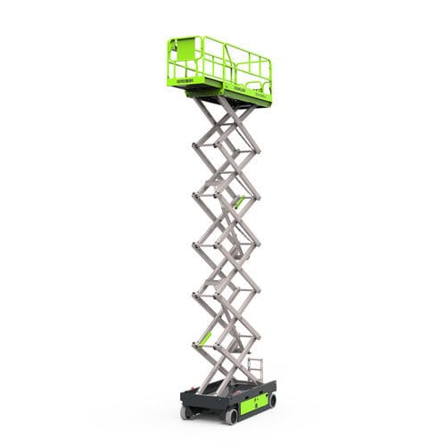 Piattaforma elevatrice a forbice su ruota - ZS1414HD-Li - Zoomlion Heavy Industry Science & Technology Co., - con alimentazione a batteria / idraulica / compatta