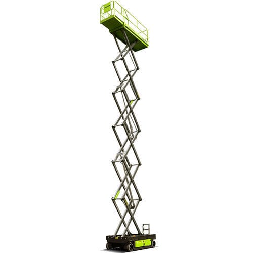 Piattaforma elevatrice a forbice su ruota - ZS1414HD - Zoomlion Heavy Industry Science & Technology Co., - con alimentazione a batteria / idraulica / commerciale