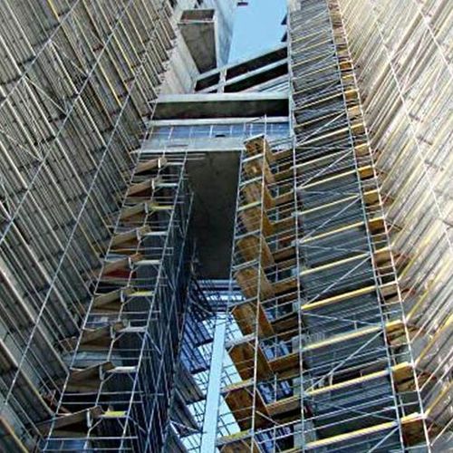 Ponteggio fisso - BOSTA® 100 - Hünnebeck GmbH - per facciata / modulare