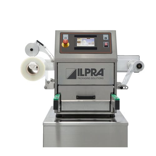 Opercolatrice per vaschette - FOODPACK BASIC - Ilpra S.p.A. - lineare / semiautomatica / per l'industria agroalimentare