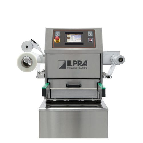 Opercolatrice semiautomatica - FOODPACK ENERGY - Ilpra S.p.A. - lineare / per l'industria agroalimentare / per vaschette