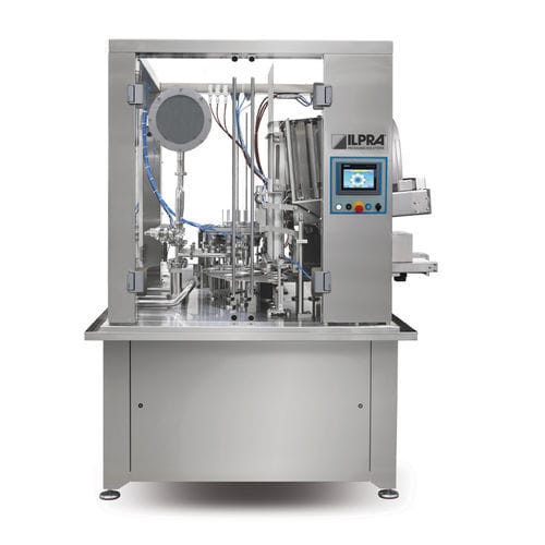 Riempitrice sigillatrice automatica - FILL SEAL 7000 - Ilpra S.p.A. - rotativa / per coperchio / per vaschette