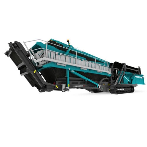 Vaglio per cantiere di costruzione - CHIEFTAIN 2200  - Powerscreen - mobile / per prodotti sfusi / 2 frazioni