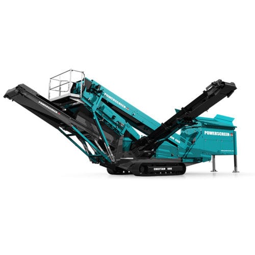 Vaglio per miniere - CHIEFTAIN 600 - Powerscreen - mobile / per prodotti sfusi / 2 frazioni