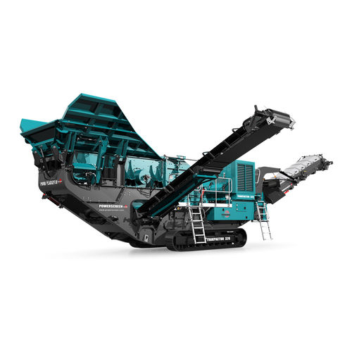 Frantoio a percussione - TRAKPACTOR 320 - Powerscreen - mobile / cingolato