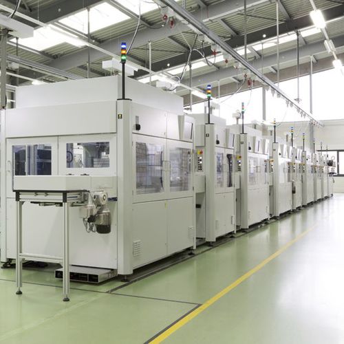 Linea di assemblaggio semiautomatica - Wolf Produktionssysteme GmbH & Co.KG - di marcatura / di saldatura