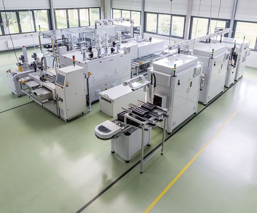 Linea di assemblaggio per unità di sensore - SkyLine - Wolf Produktionssysteme GmbH & Co.KG