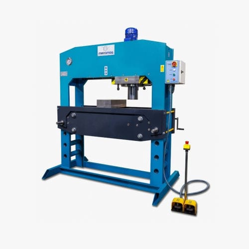 Pressa idraulica - CD-200 - Mécamaq - a motore / raddrizzatrice / con teste oscillanti