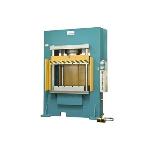 Pressa idraulica - PHA-500 - Mécamaq - per imbutitura / di taglio / a doppio effetto
