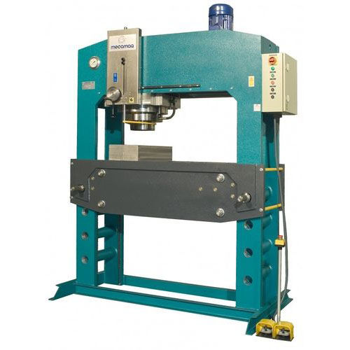 Pressa idraulica - CD-300 - Mécamaq - a motore / raddrizzatrice / con teste oscillanti