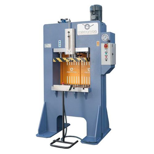 Pressa idraulica - PDM-100 - Mécamaq - di formatura / di produzione / a doppio montante