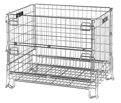 Cassa-pallet in filo metallico - 881B10RSZ - BUTTI - per movimentazione / di stoccaggio / pieghevole