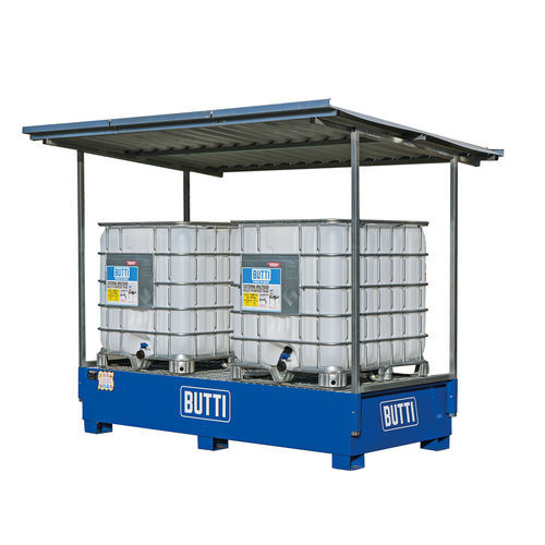 Vasca di raccolta per contenitore IBC - 8070V2CXT - BUTTI - in acciaio