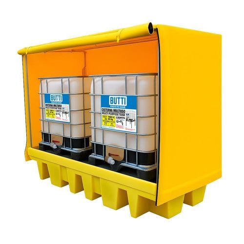 Vasca di ritenzione per contenitore IBC - 8070V2CPT - BUTTI - in polietilene / in polipropilene