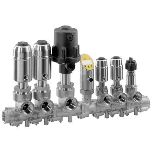 Valvola modulare - 553 - GEMÜ Gebrüder Müller Apparatebau GmbH & Co. KG - a globo / manuale / pneumatica