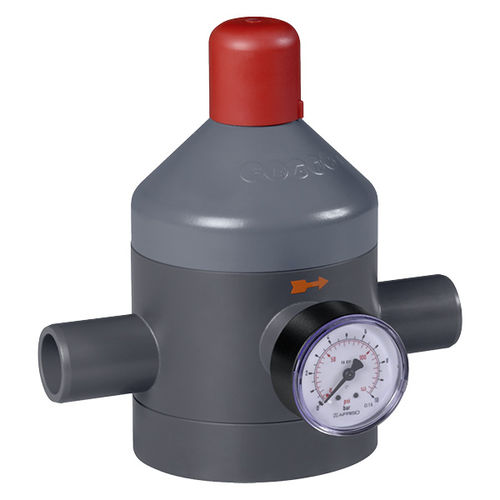 Regolatore e riduttore di pressione per acqua - N082 - GEMÜ Gebrüder Müller Apparatebau GmbH & Co. KG - a diaframma / a molla / differenziale