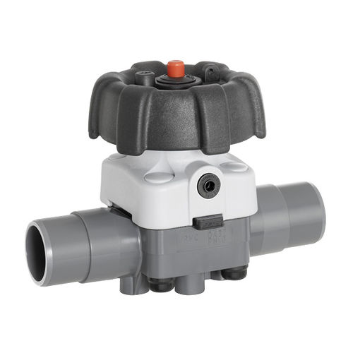 Valvola a membrana - R677 - GEMÜ Gebrüder Müller Apparatebau GmbH & Co. KG - manuale / per acqua / per solventi