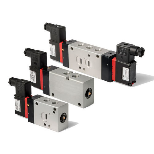 Distributore pneumatico a cassetto - S series - HOERBIGER Automatisierungstechnik GmbH - azionato tramite solenoide / a 3/2 vie / a 5/2 vie