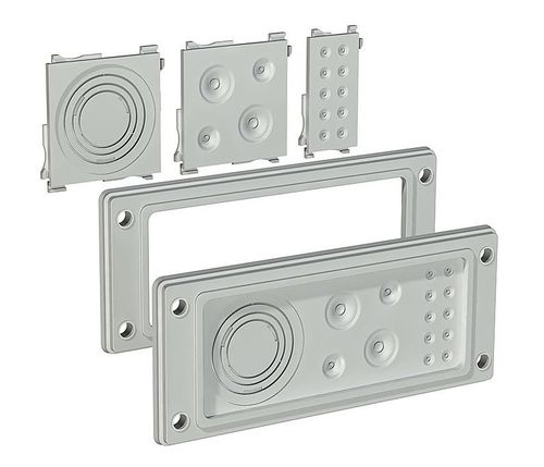 Ingresso cavi modulare - Design-A-Flange - RAL series - Tapper Sealing Technology - IP65 / per cavo