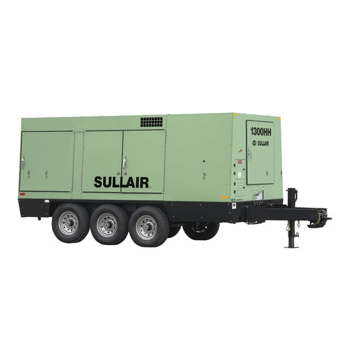 Compressore rotativo - 1300HH - SULLAIR - d'aria / con motore diesel / mobile