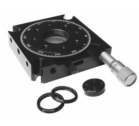 Piastra di posizionamento rotativa - 860-0140 - EKSMA Optics - manuale / 1 asse