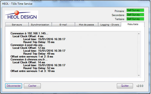 Software di progettazione - heol design - server / di sincronizzazione dell'ora / Windows