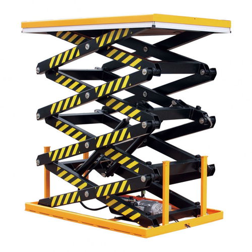 Tavola elevatrice a tripla forbice - MSA14 series - DISSET ODISEO, S.L. - a forbice quadrupla / idraulica / stazionaria