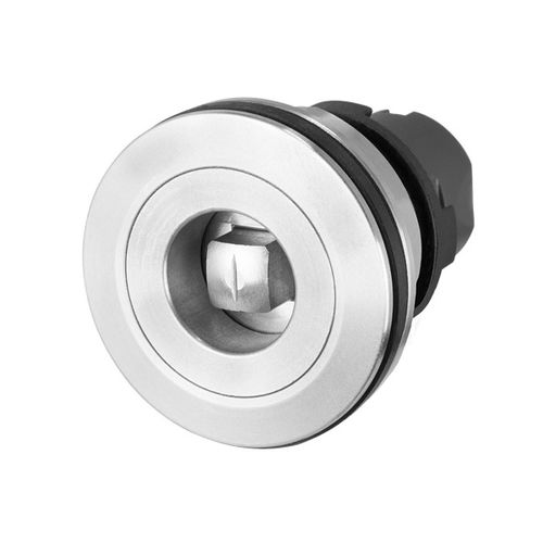 Pulsante con selettore a chiave quadrata - New Elfin - rotativo / IP65 / montato su pannello