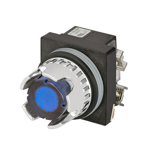 Pulsante a molla - New Elfin - IP65 / luminoso / montato su pannello
