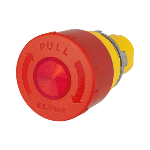 Pulsante di arresto di emergenza - 020PTFALR - New Elfin - a fungo / IK 03 / IP66