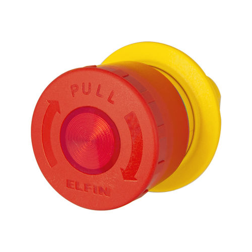 Pulsante di arresto di emergenza - 020PTFALR4 - New Elfin - a fungo / IK 03 / IP66